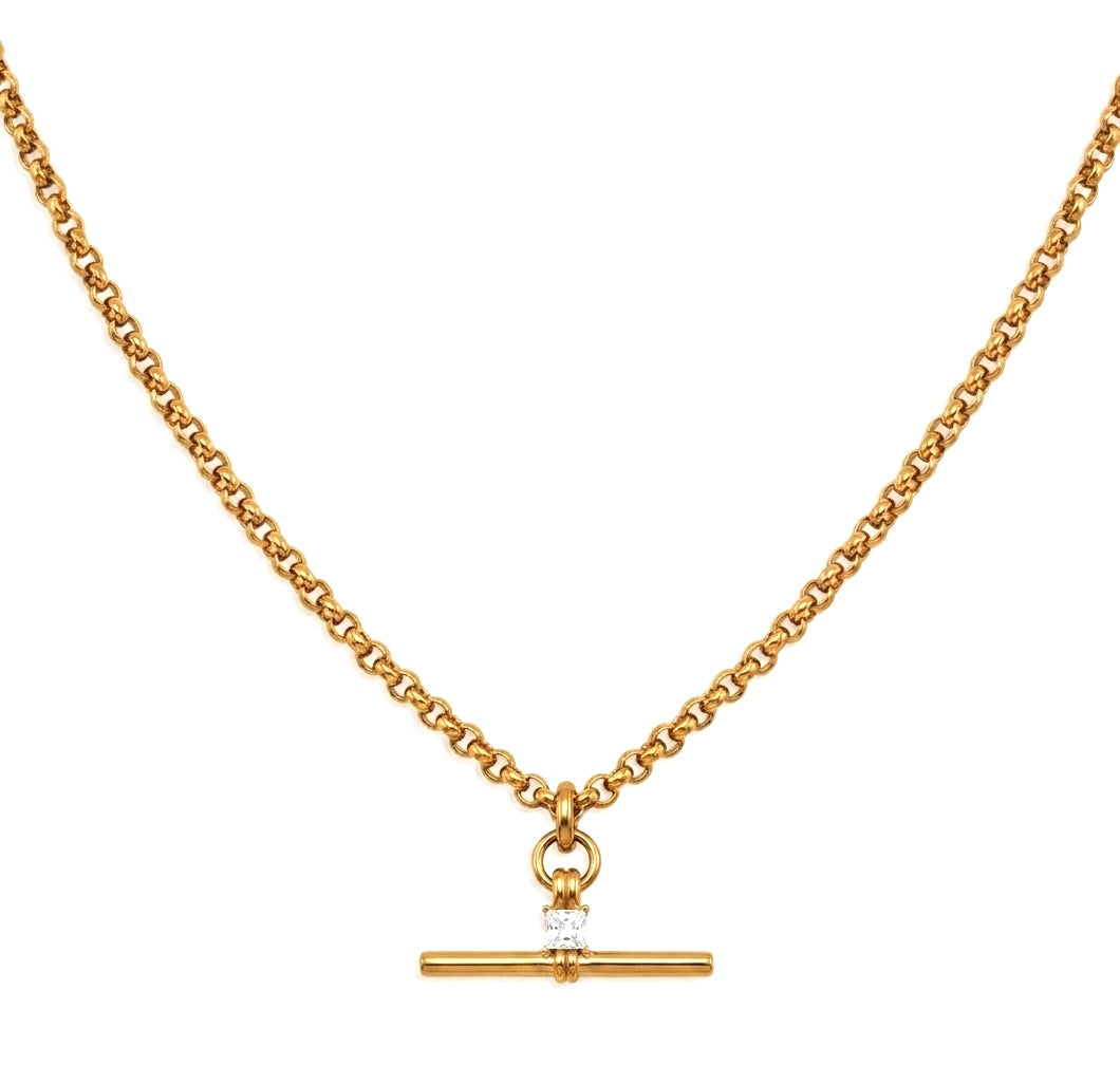 Iconic "T" Necklace