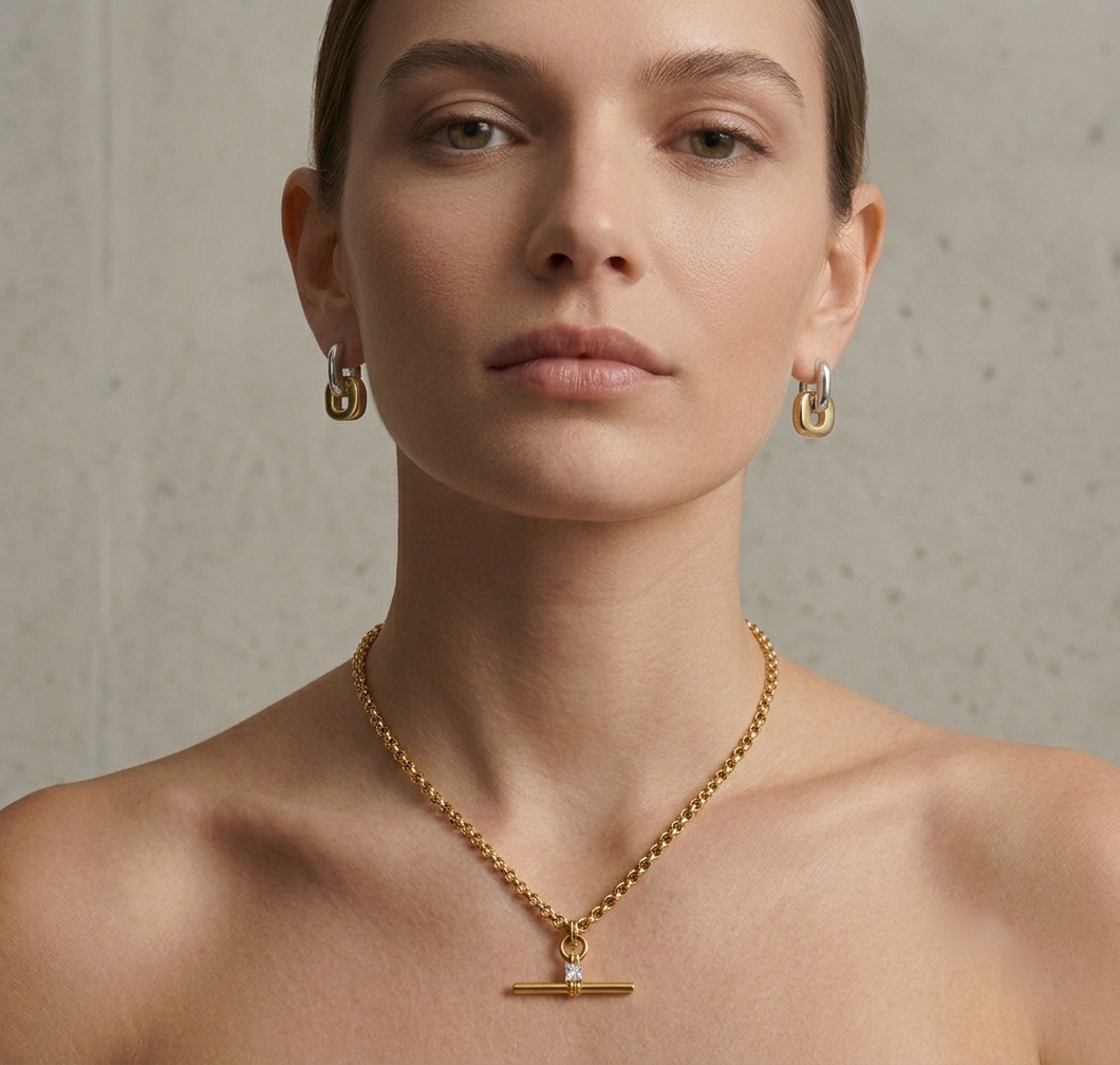 Iconic "T" Necklace