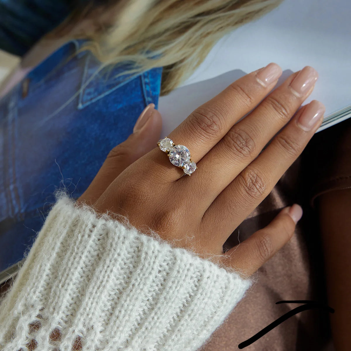 Hikari Luxe Stone Ring